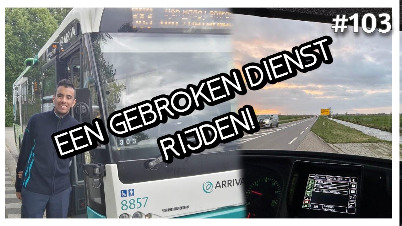 EEN GEBROKEN DIENST RIJDEN OP DE BUS!  HET LEVEN VAN DE BUSCHAUFFEUR #103