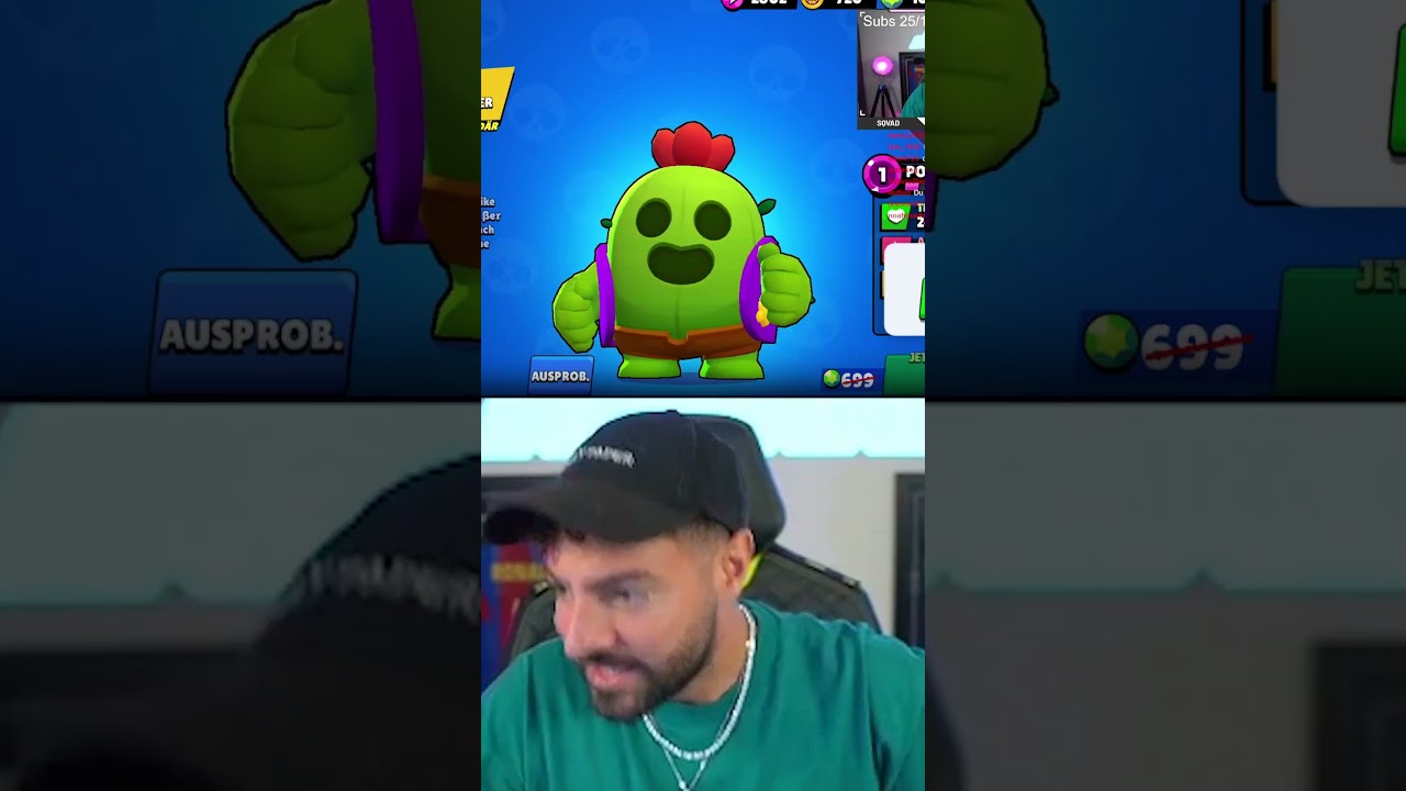 Ich habe SPIKE!!! 🌵 #shorts #brawlstars #wakez #wakezlive