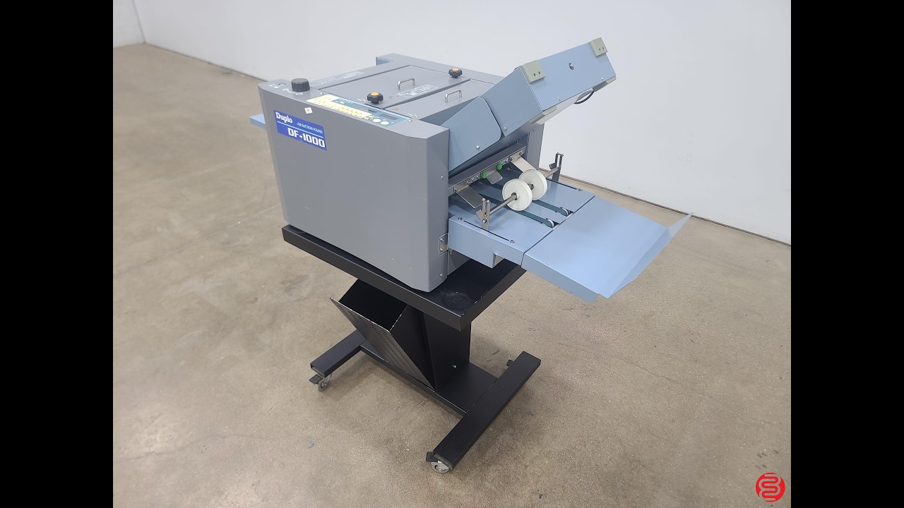 Duplo DF 1000 Vacuum Feed Paper Folder