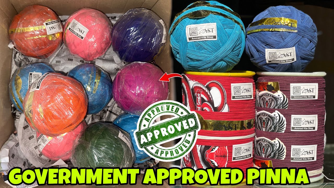 Lahore Basant 2026 Government Approved Pinna String 😍Lahore kite shop