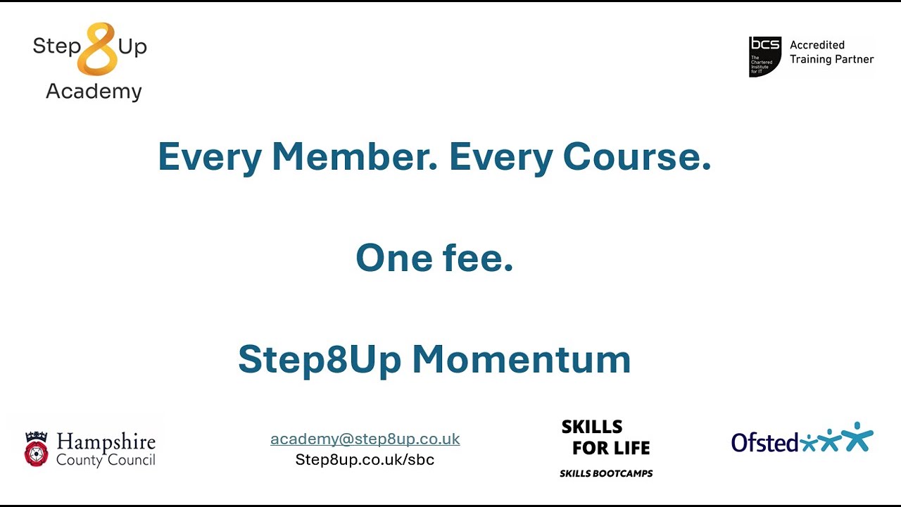 What is Flat fee Step8up Momentum Every member, Every course