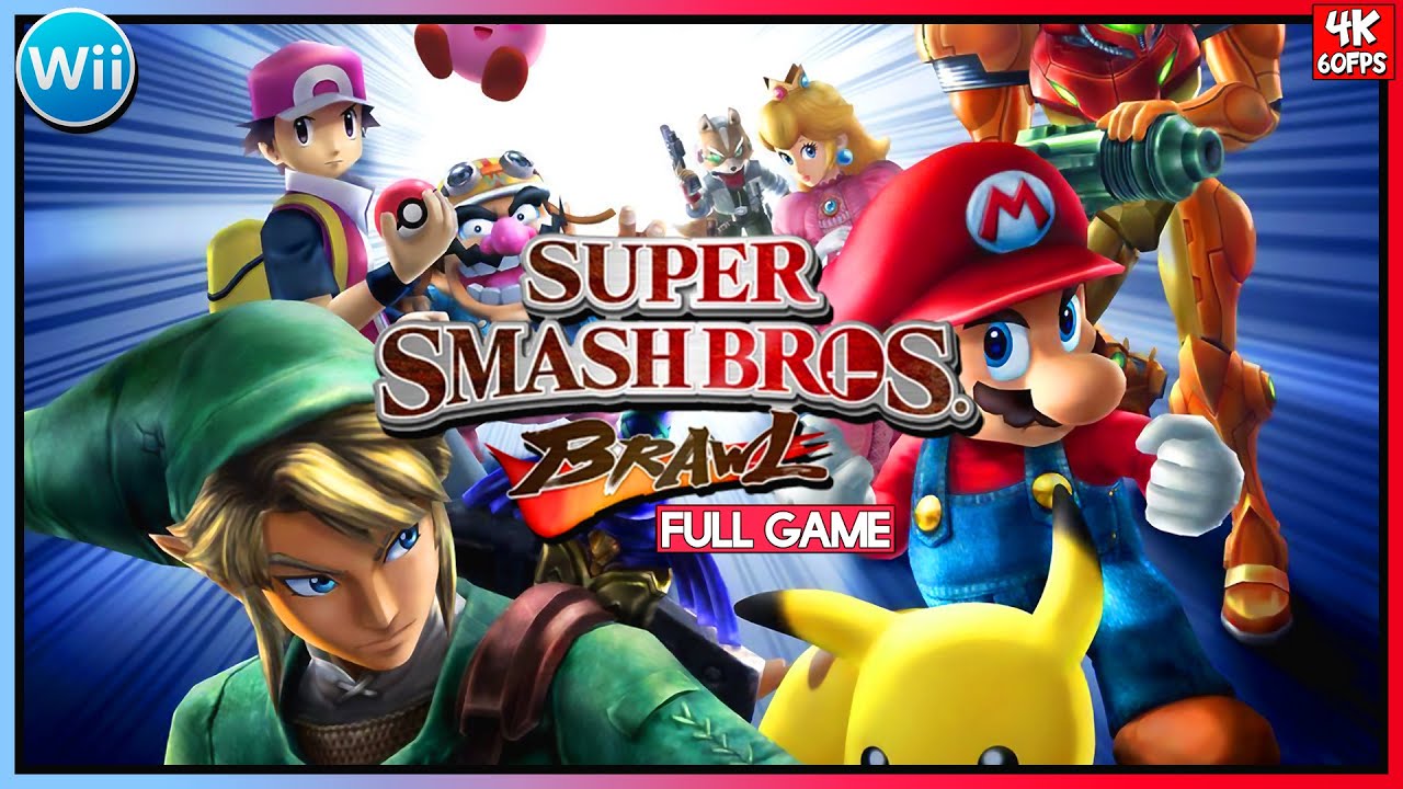 SUPER SMASH BROS. BRAWL | SUBSPACE EMISSARY【FULL GAME】CO-OP WALKTHROUGH | 4K60FPS | No Commentary