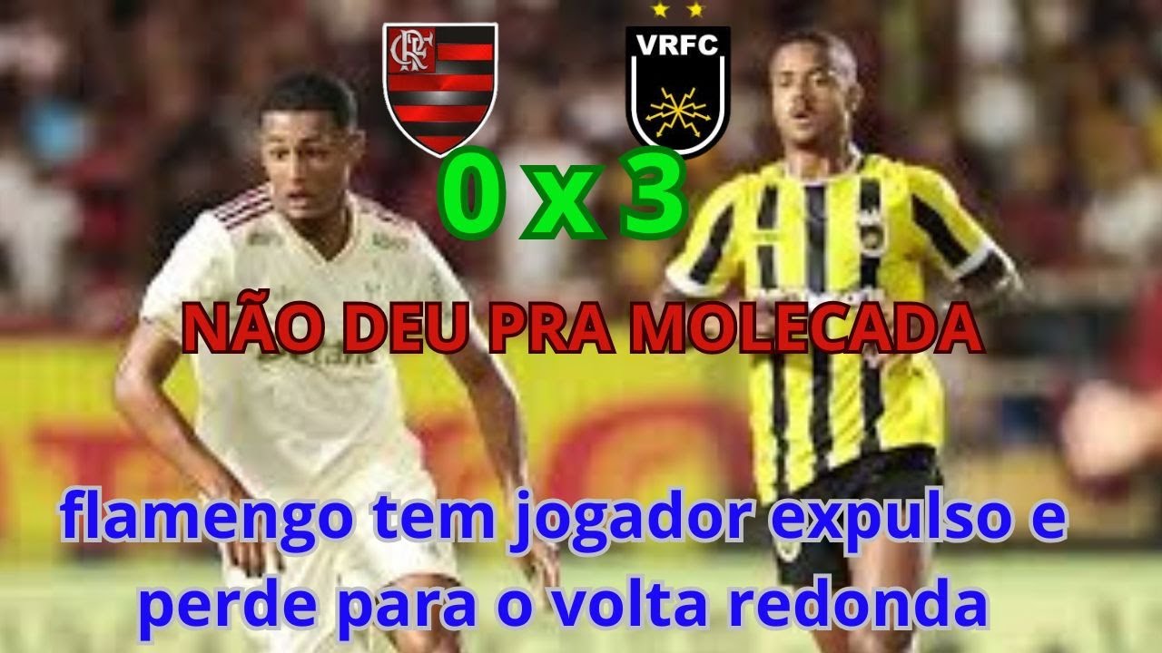 FLAMENGO SUB20 É DERROTADO NO CARIOCA COM 1 JOGADOR A MENOS
