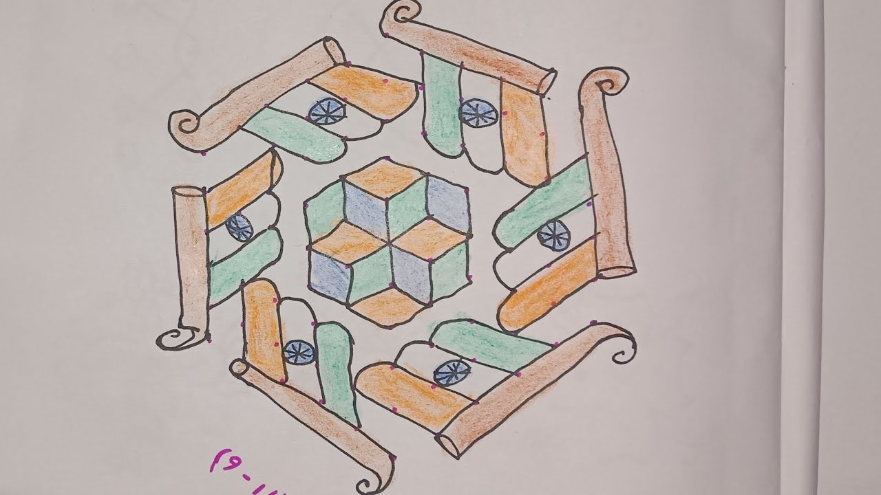Flag kolam 13:6 kodi #trending #india #republicday #shorts #trendingshorts #kolam #flag #national 