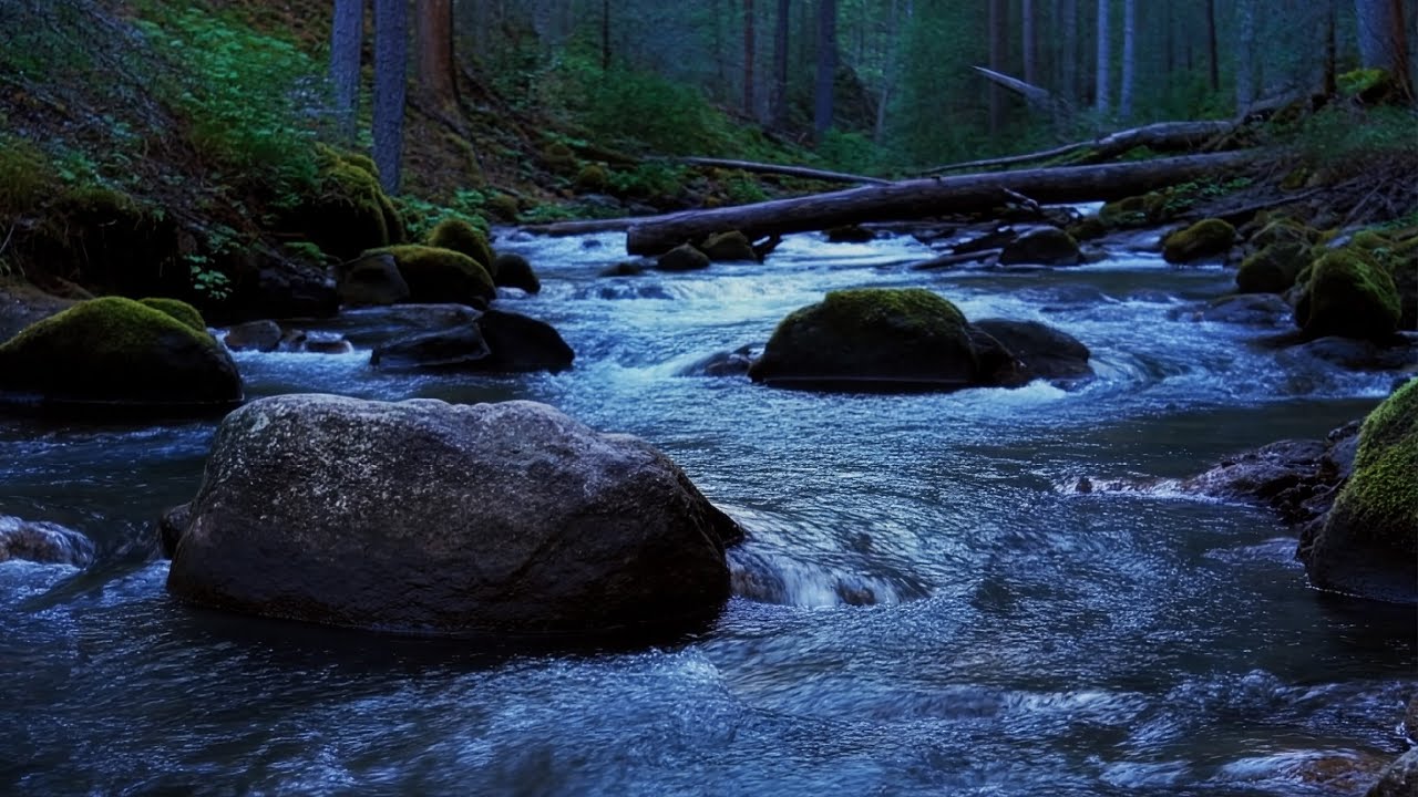 🌊 Peaceful River White Noise for Deep Focus and Stress Relief