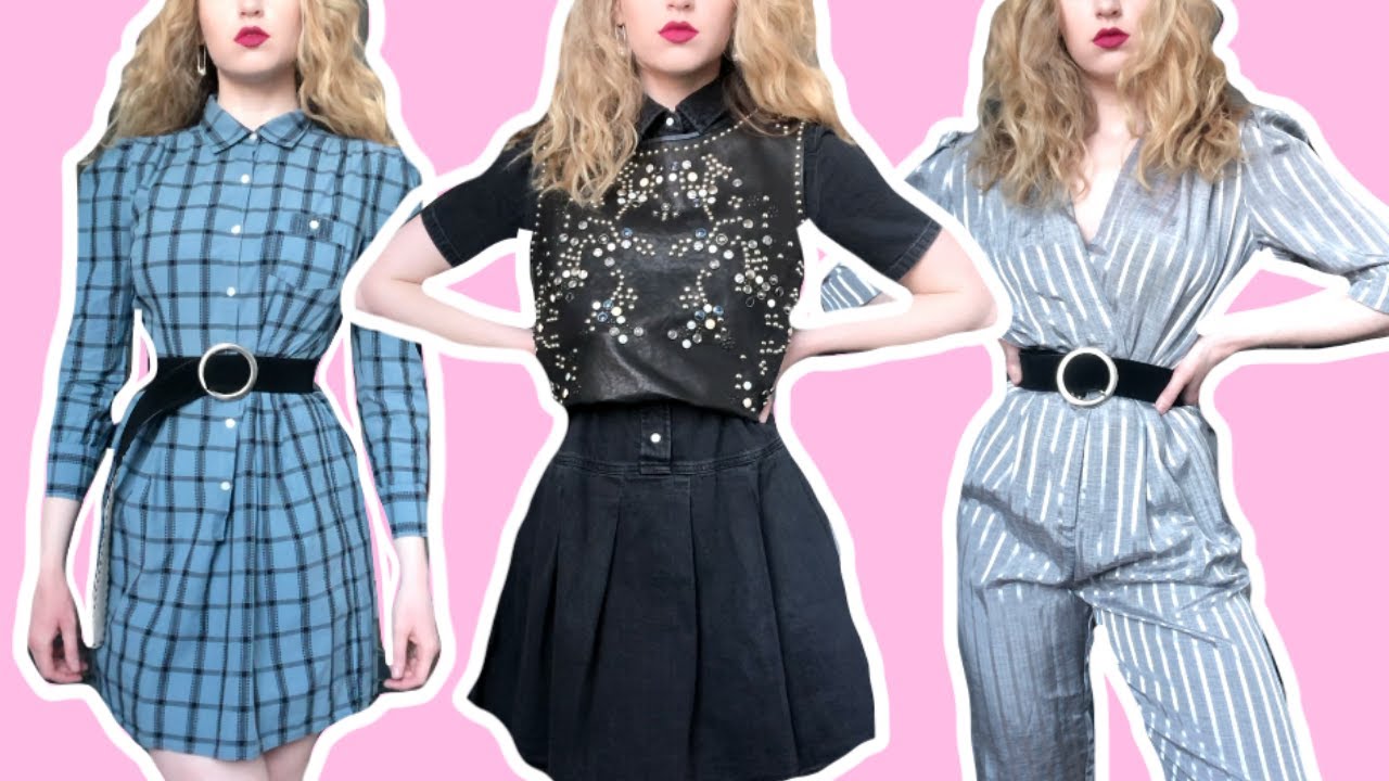 VINTAGE AND DESIGNER THRIFT HAUL! THRIFTING SPRING 2020 RUNWAY TRENDS