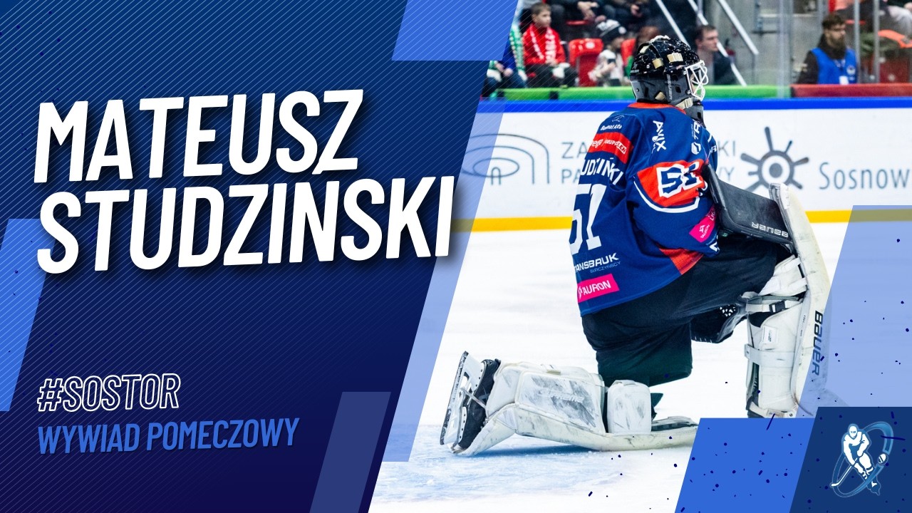 Mateusz Studziński po meczu ECB Zagłębie Sosnowiec - KH Energa Toruń