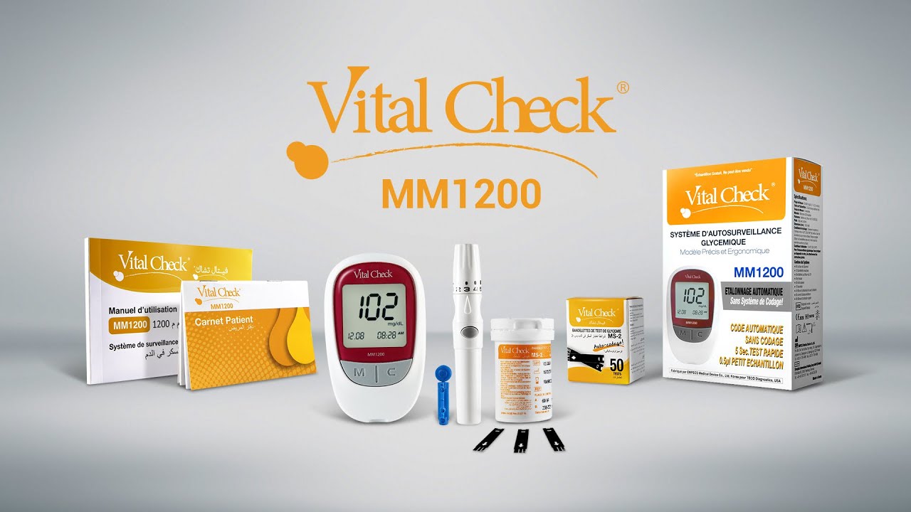 Comment utiliser le système d'autosurveillance glycémique Vital-Check ® MM1200