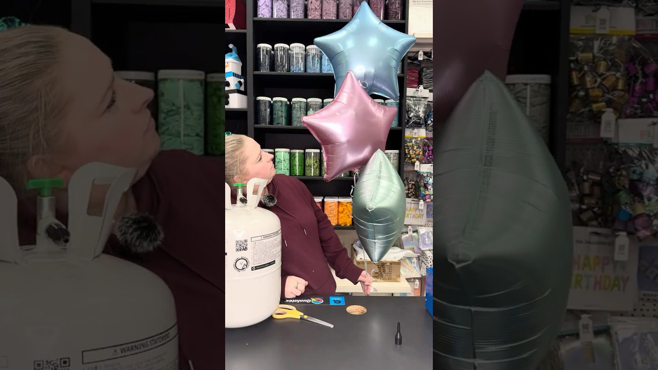 How to Inflate Foil Balloons and Make a Foil Trio! | Partyrama
