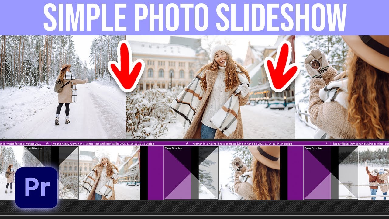 How To Create A Simple Photo Slideshow In Premiere Pro