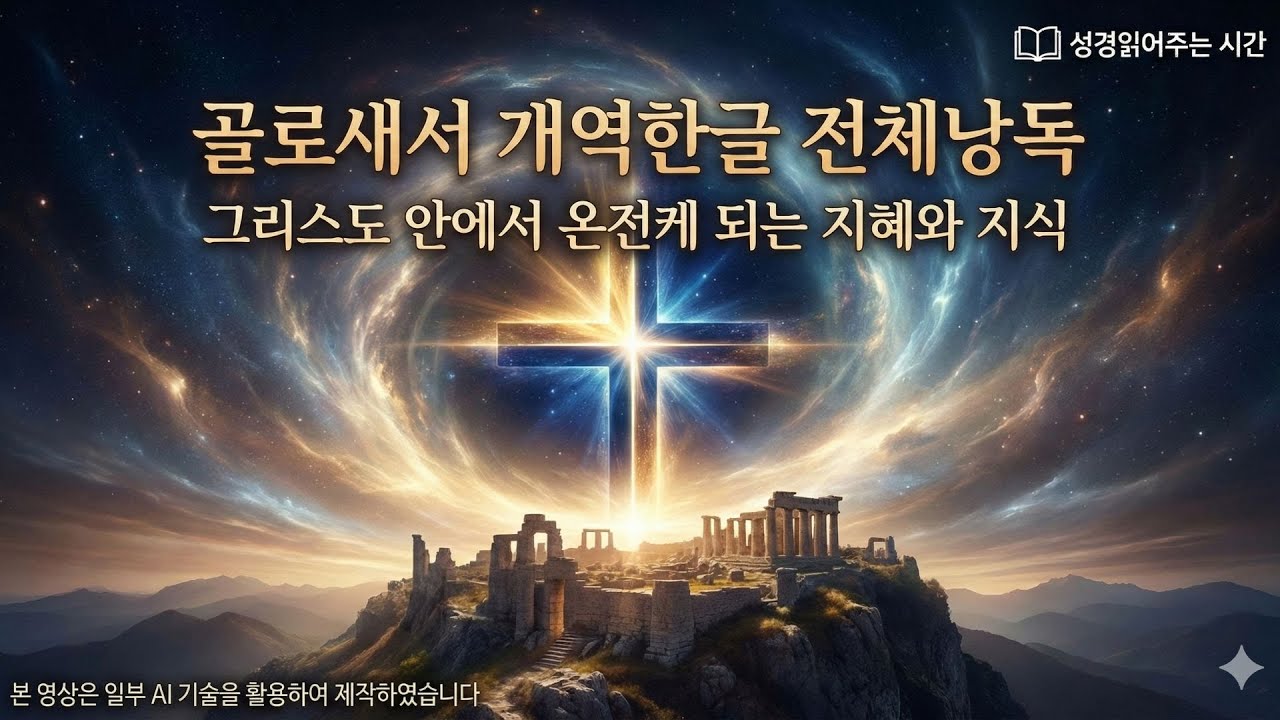 골로새서 골로새서개역한글 골로새서듣기 골로새서시니어성경듣기 곡로새서어르신성경듣기