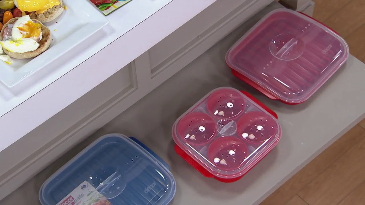 Decor Microsafe Egg & Bacon Set on QVC