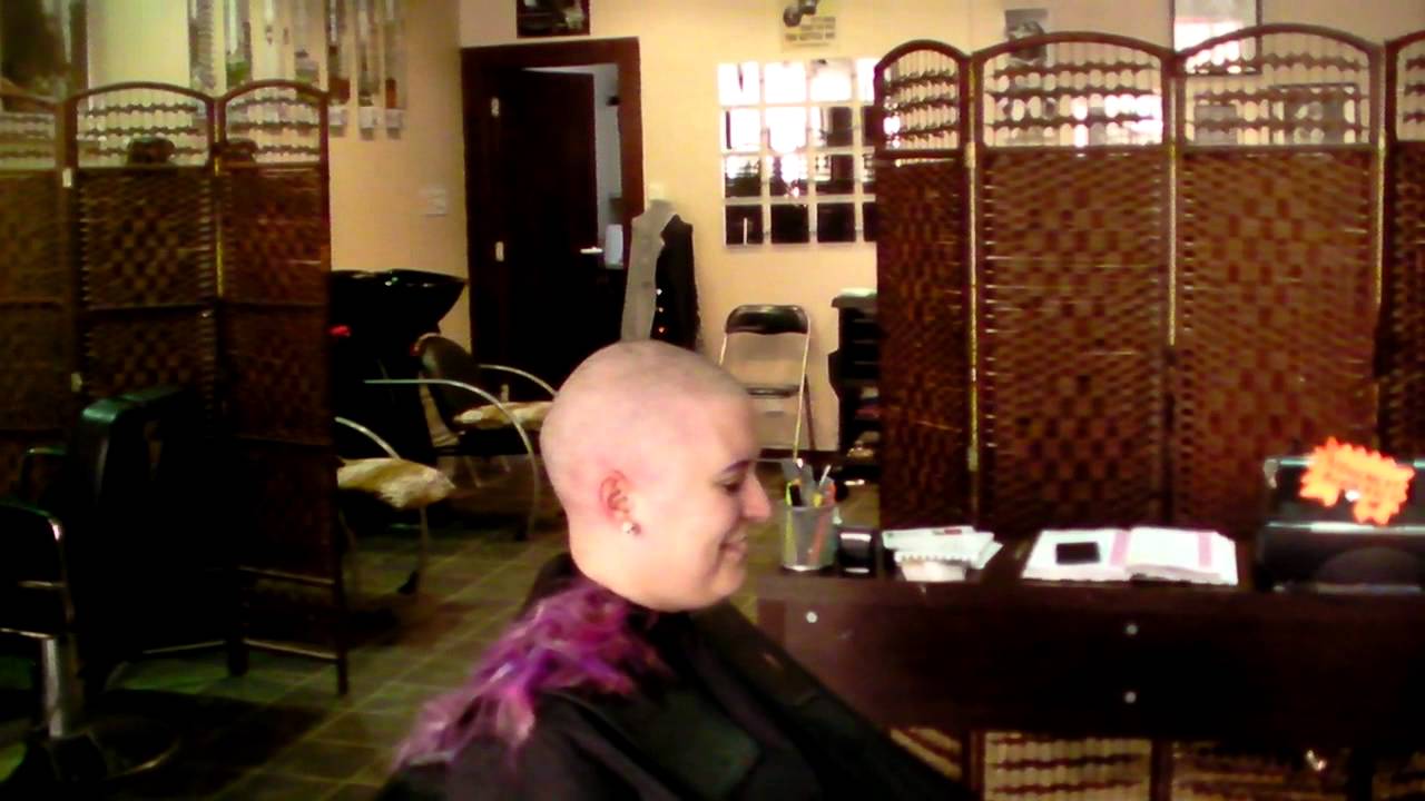 Charity head shave