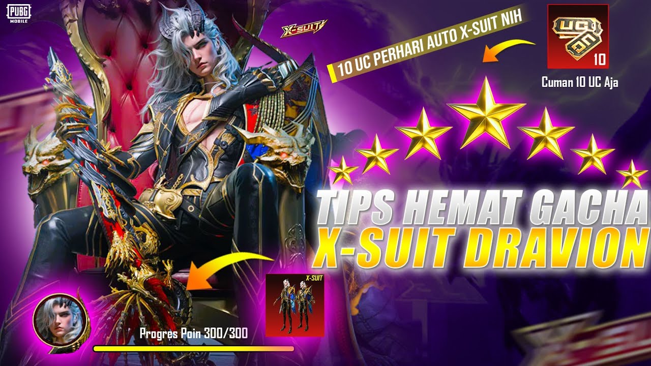 TRIK HEMAT GACHA X-SUIT LANGSUNG HADIAH JAMINAN DI 300 POIN DI BAWAH 4K UC GUYS LANGSUNG SIKAT🔥🤑🤑🔥
