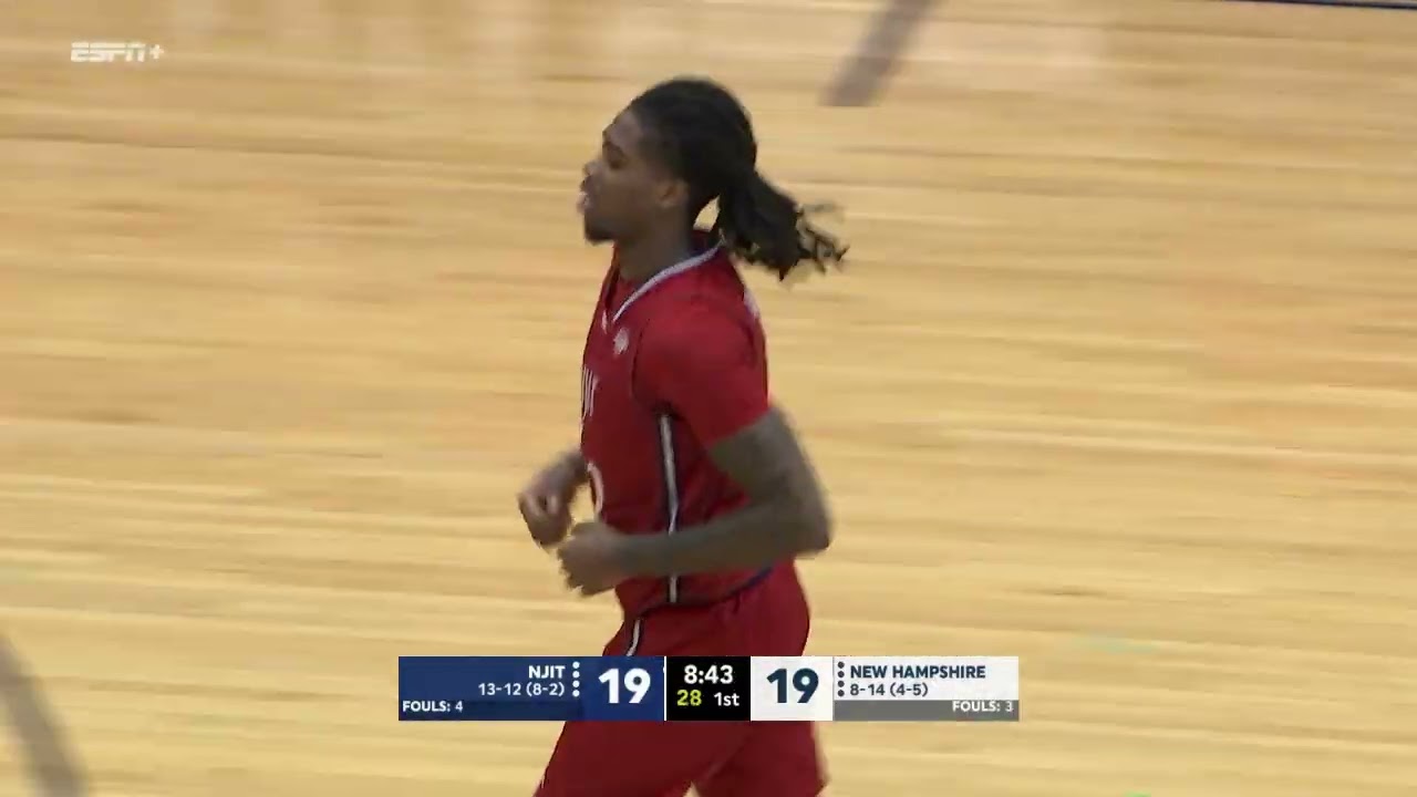 UNH Men's Basketball vs NJIT Highlights 2-12-26