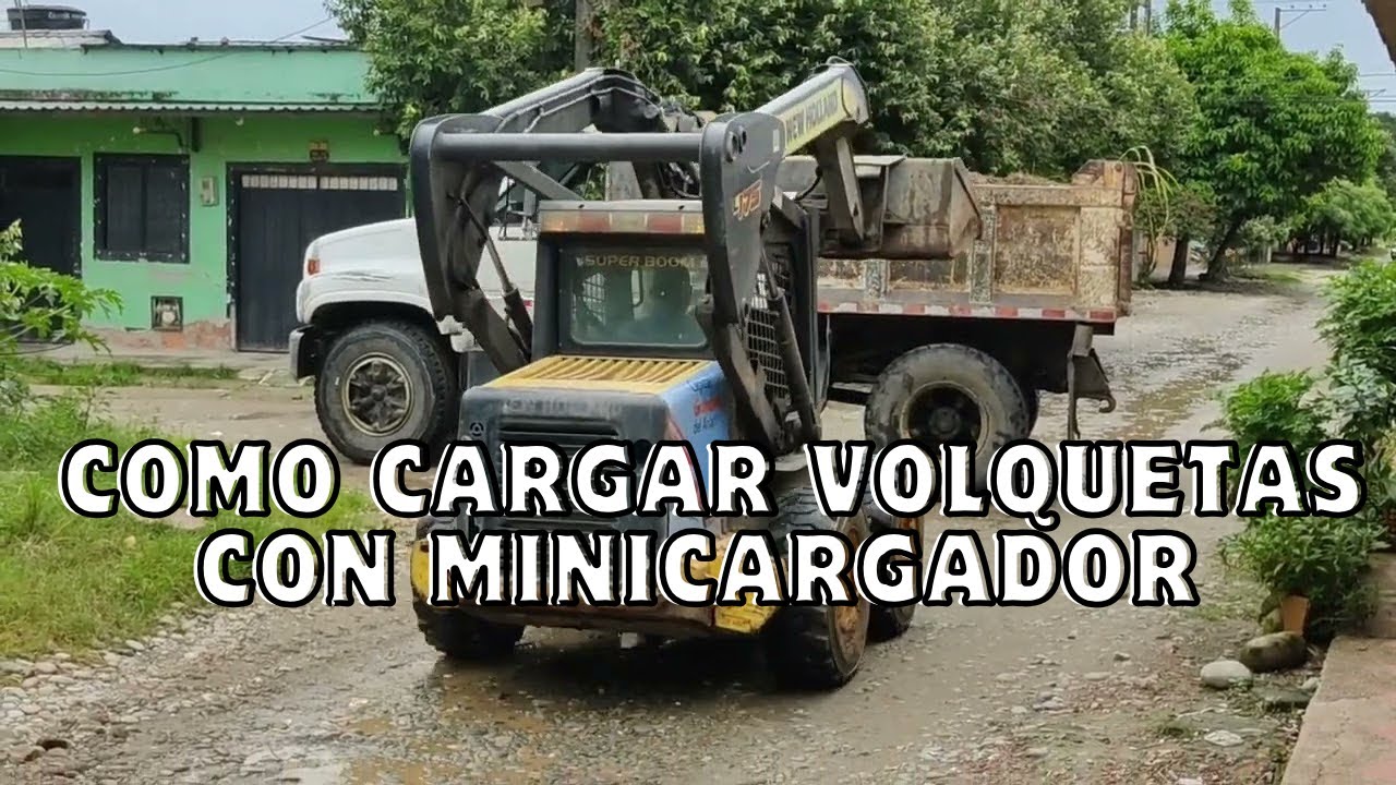 como operar un minicargador / técnicas de operacion con un minicargador