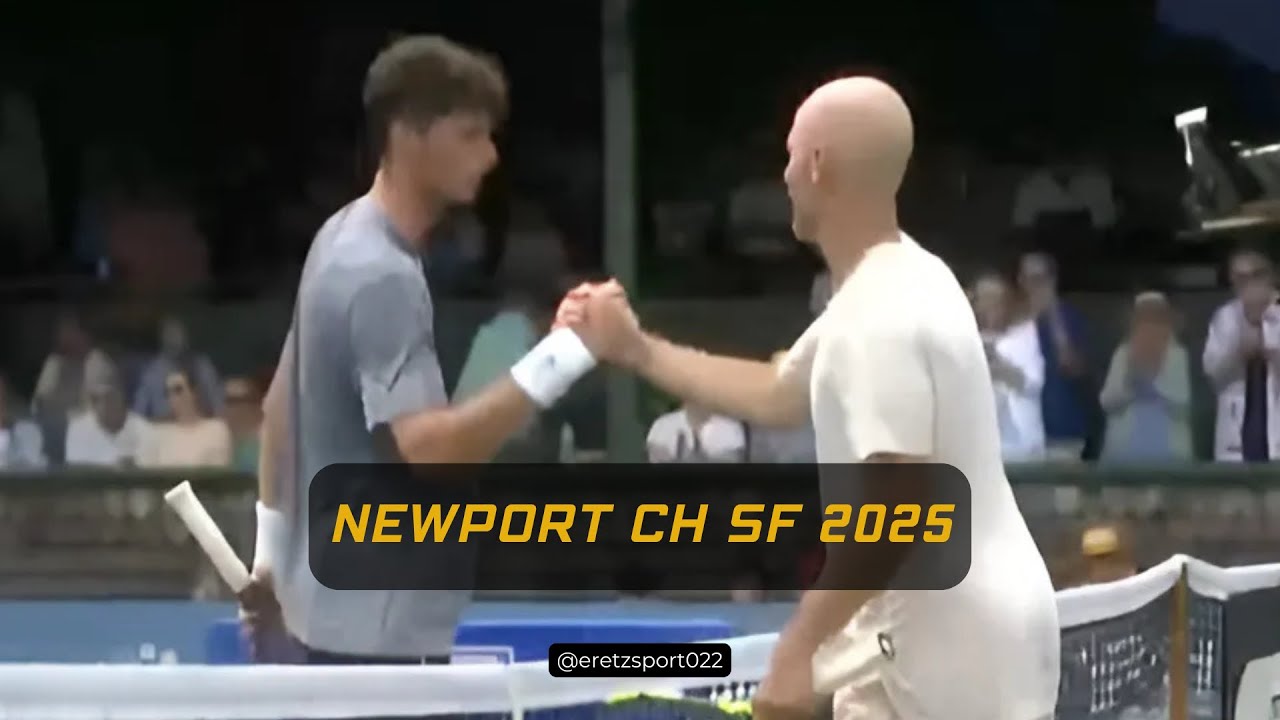 Newport Challenger 2025 SF: Adrian Mannarino [4] vs. Antoine Ghibaudo [Q] Highlights