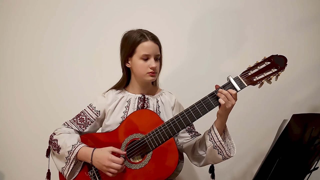Фортель (на гітарі+ноти+tab)