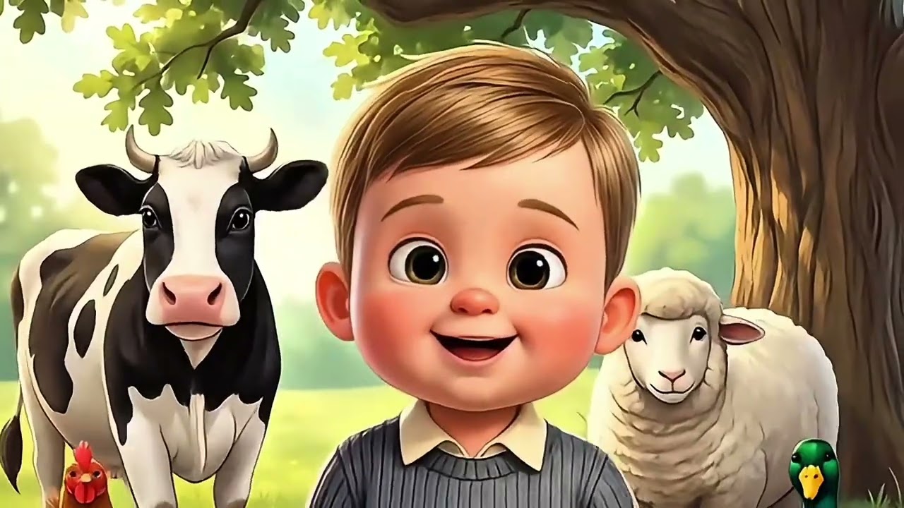 Çiftlikte Hayvan Seslerini Öğreniyoruz🦆🐓🐑🐮 | Eğlenceli Çocuk ve Bebek Şarkısı 0-6 yaş
