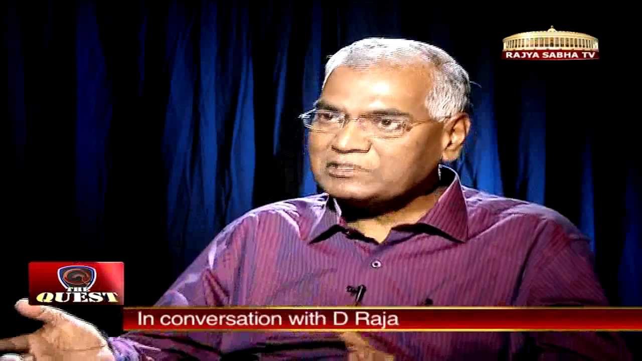 D Raja in 'The Quest'