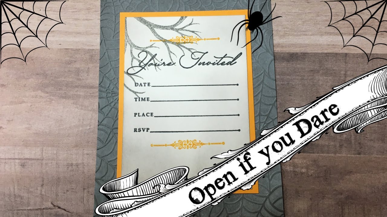 How to Create Halloween Invitations Simple and Easy