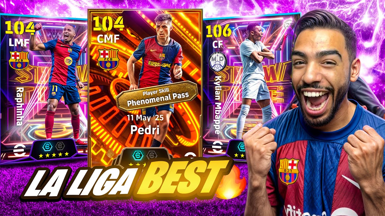 PEDRI BIG TIME 104 + MBAPPE 106 + RAPHINHA 104 PACK OPENING + GAMEPLAY 🔥