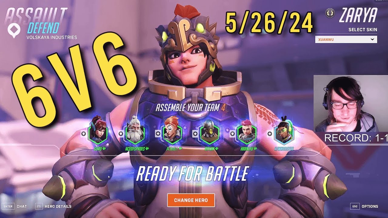 [5/26/24 VOD] Harbleu Plays Overwatch 2 