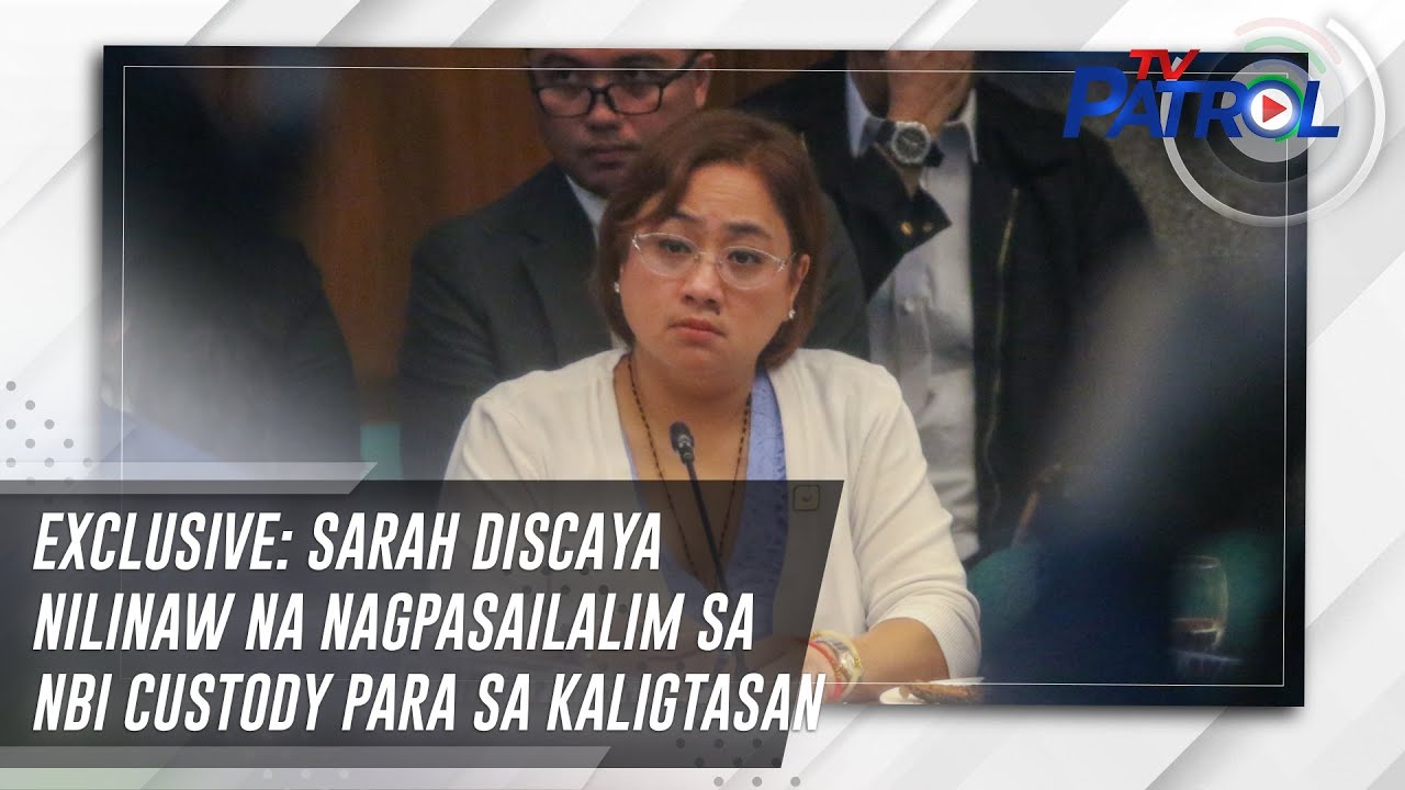 EXCLUSIVE: Sarah Discaya nilinaw na nagpasailalim sa NBI custody para sa kaligtasan | TV Patrol