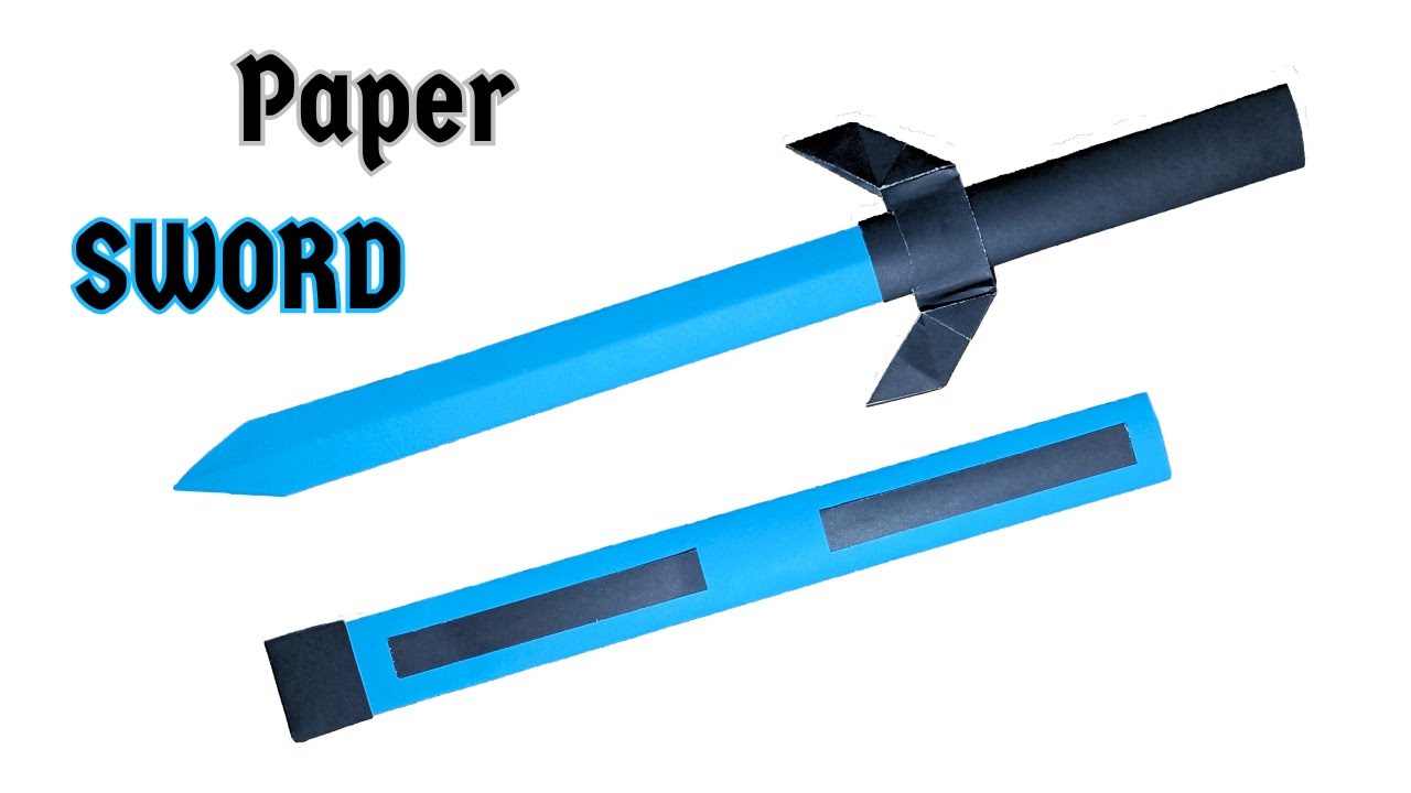 ⚔️ Origami Sword With Sheath | How To Make A Paper Sword Easy !