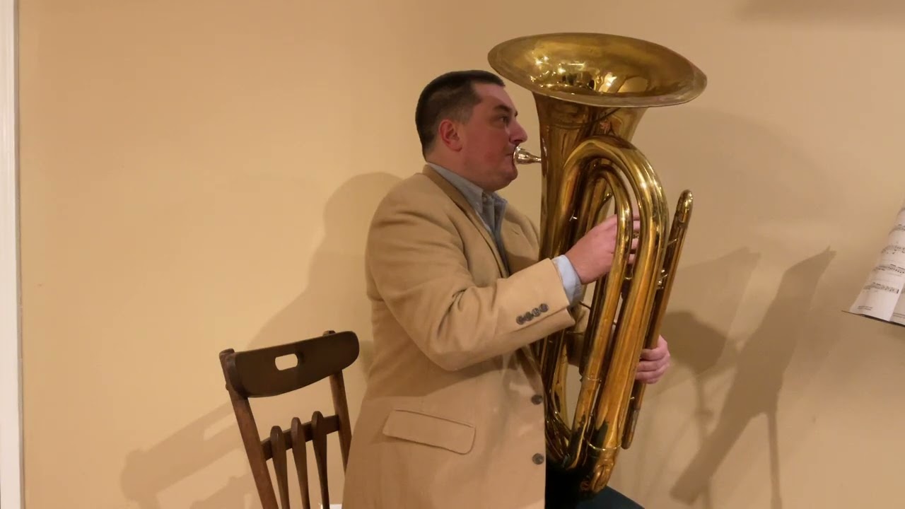 Two weeks of progress on the tuba