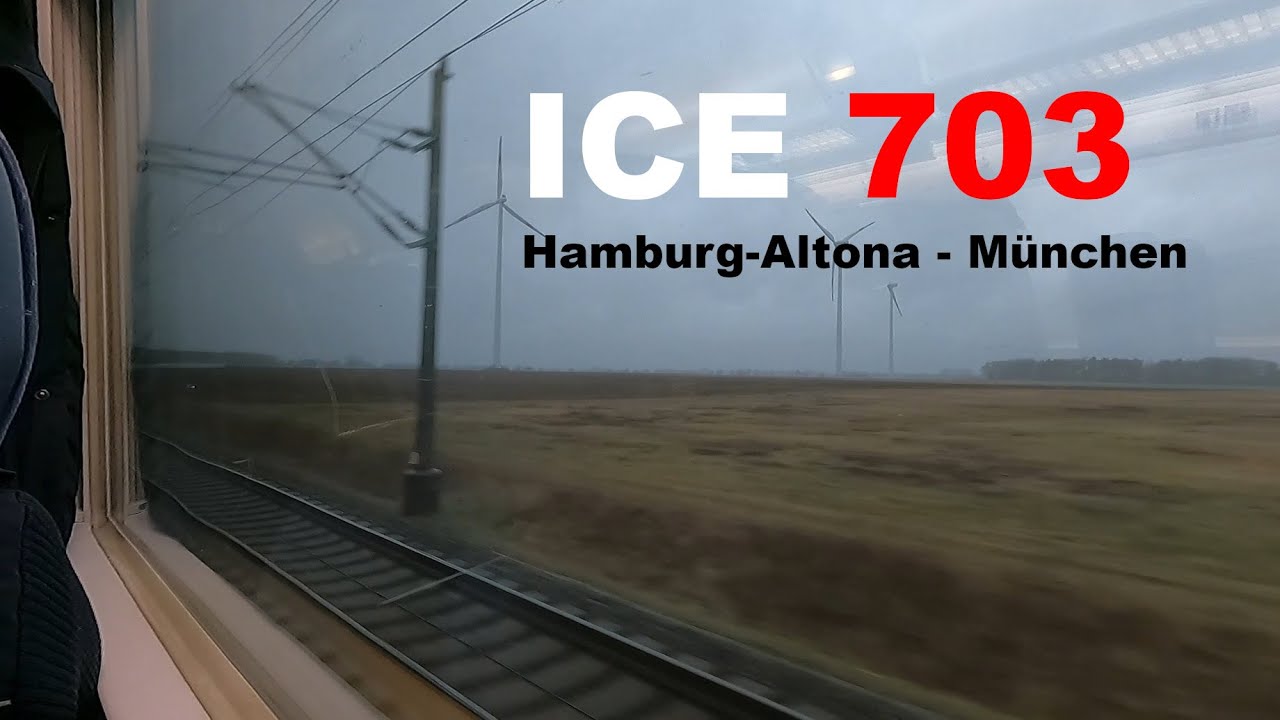 ICE 1 gesamte Fahrt Hamburg - München über VDE 8 | Teil 1: durch die Hauptstadt