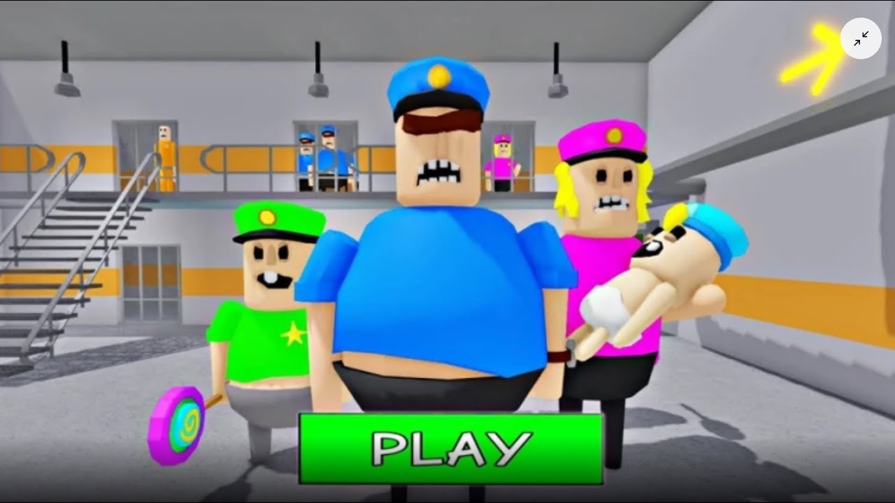 Police Family Escape (SCARY OBBY) Roblox Gameplay! No Death Challenge