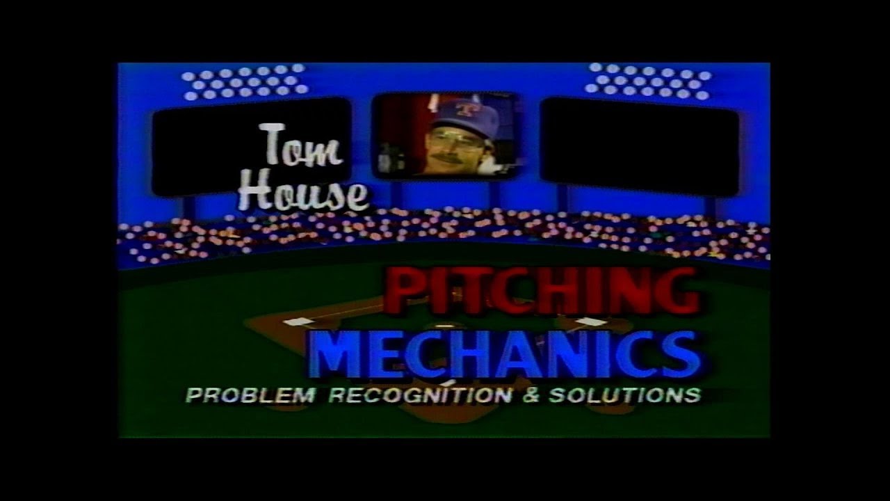 Tom House Baseball Pitching Mechanics (Problem Recognition & Solutions) - 1989 Pitching Tutorial