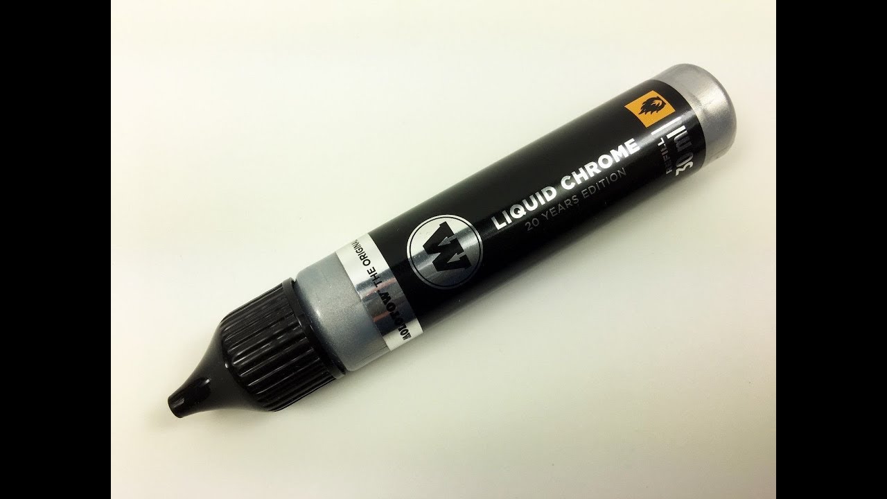 Обзор краски Molotow Liquid Chrome