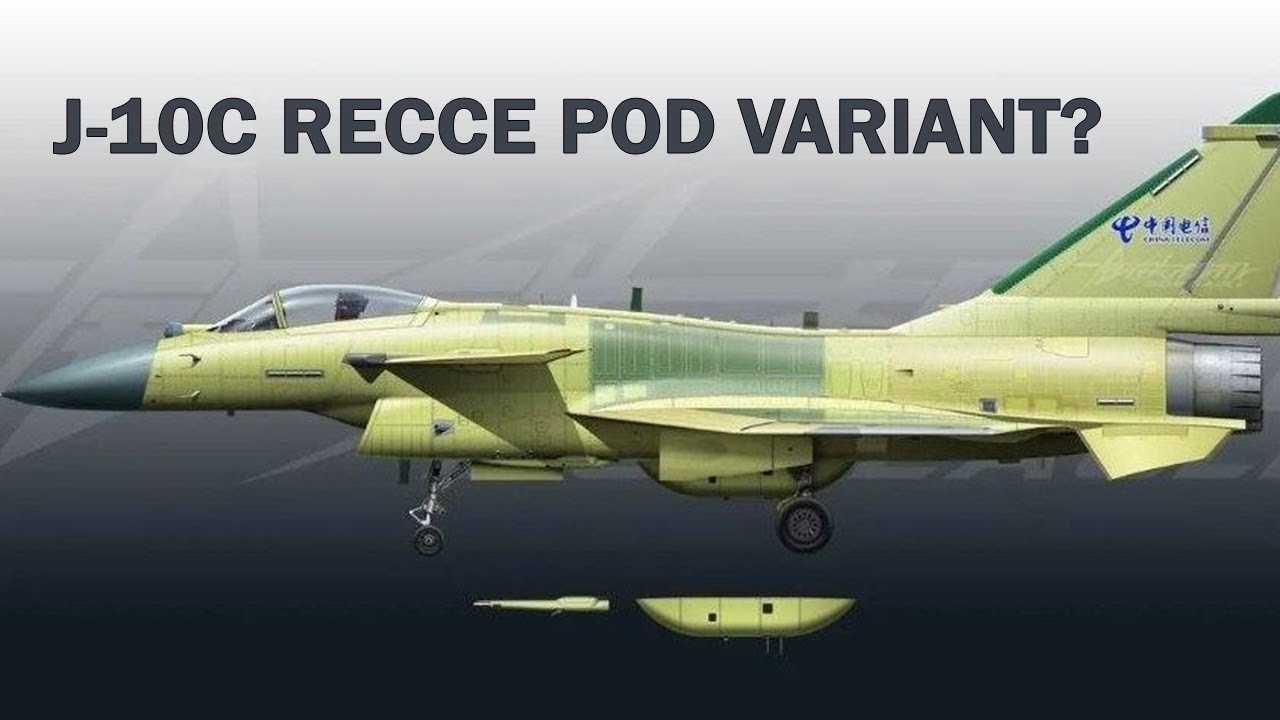 NEW J-10C Recce Pod variant aircraft? Electronic Warfare version