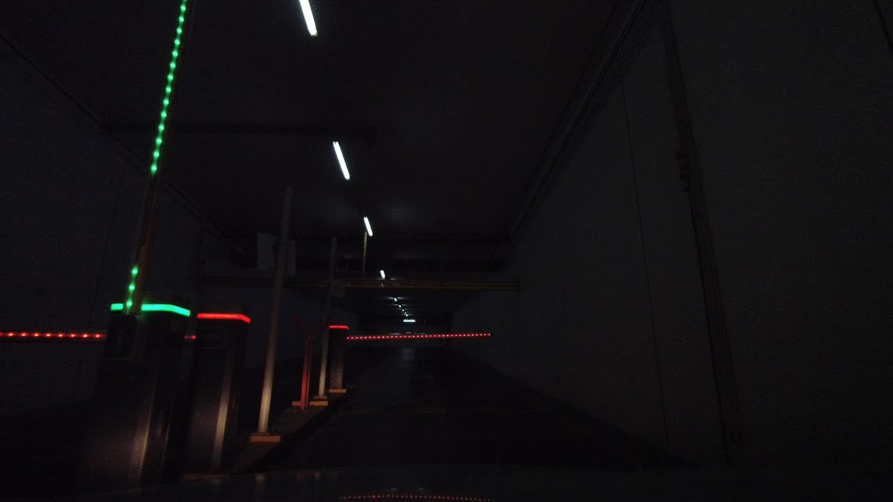 A beautiful scene of evening street lights from inside the car using SJCAM 10 Pro