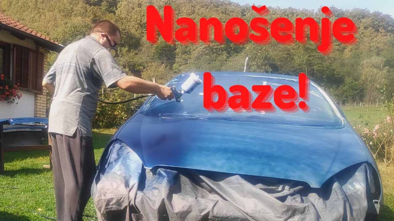 Farbanje Auta Napolju - Nanosenje Boje 3/5