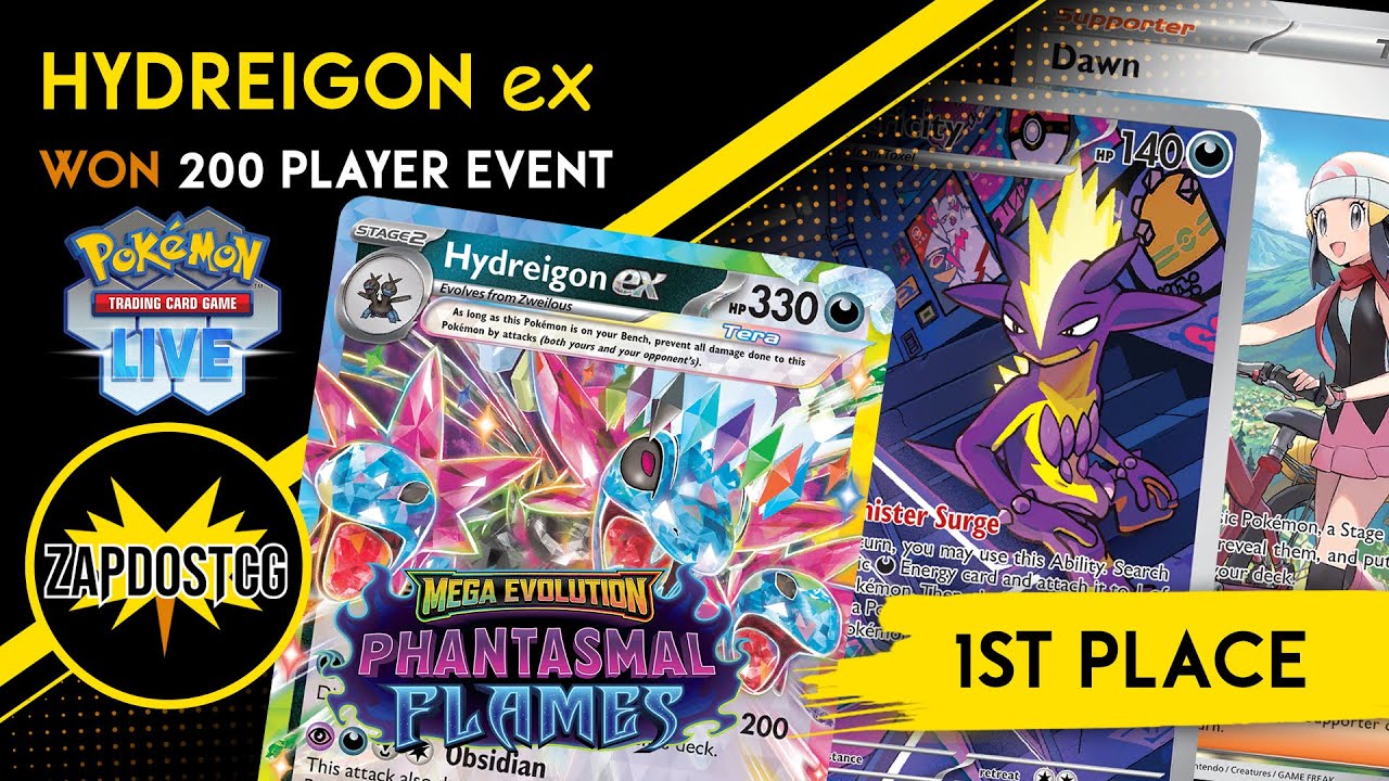This 1st Place Hydreigon ex Noctowl Deck BROKE the Meta (200+ Player Tournament)