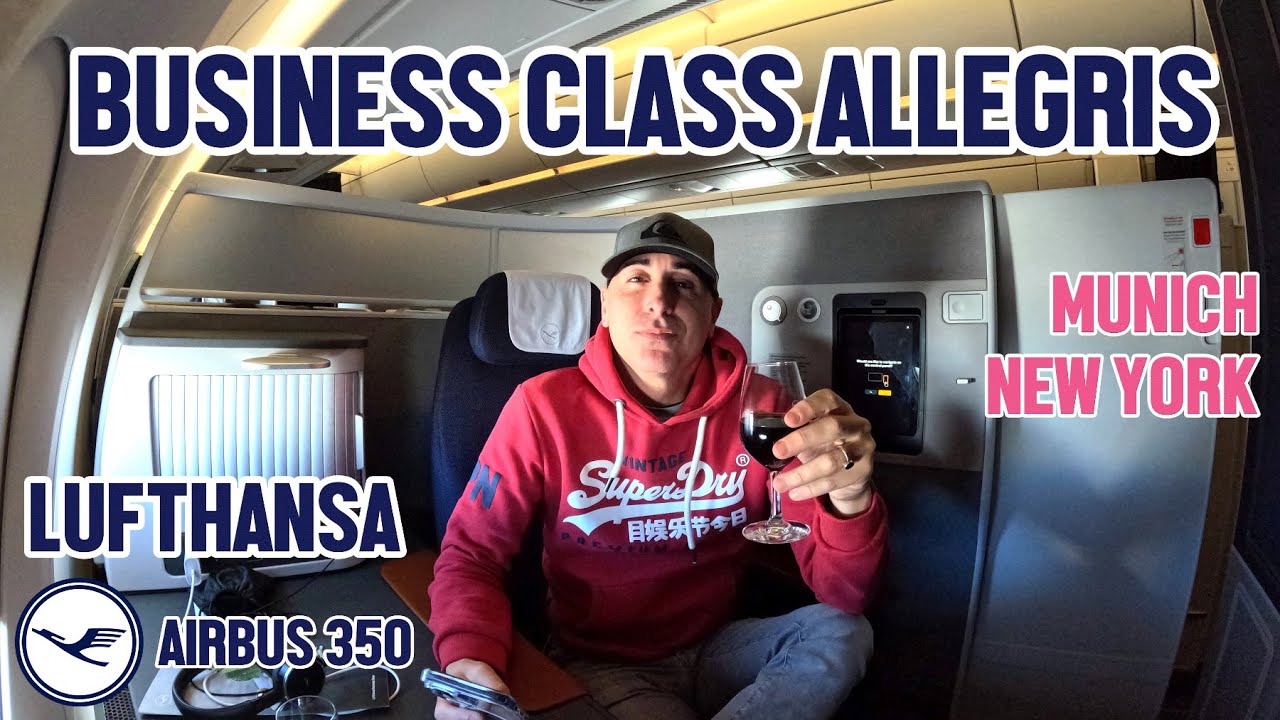 МОЙ НОМЕР В НОВОМ БИЗНЕС-КЛАССЕ ALLEGRIS АВИАКОМПАНИИ LUFTHANSA | МЮНХЕН - НЬЮ-ЙОРК A350