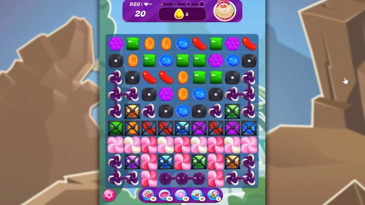 Candy Crush Saga LEVEL 980 NO BOOSTERS (new version)🐟☑️