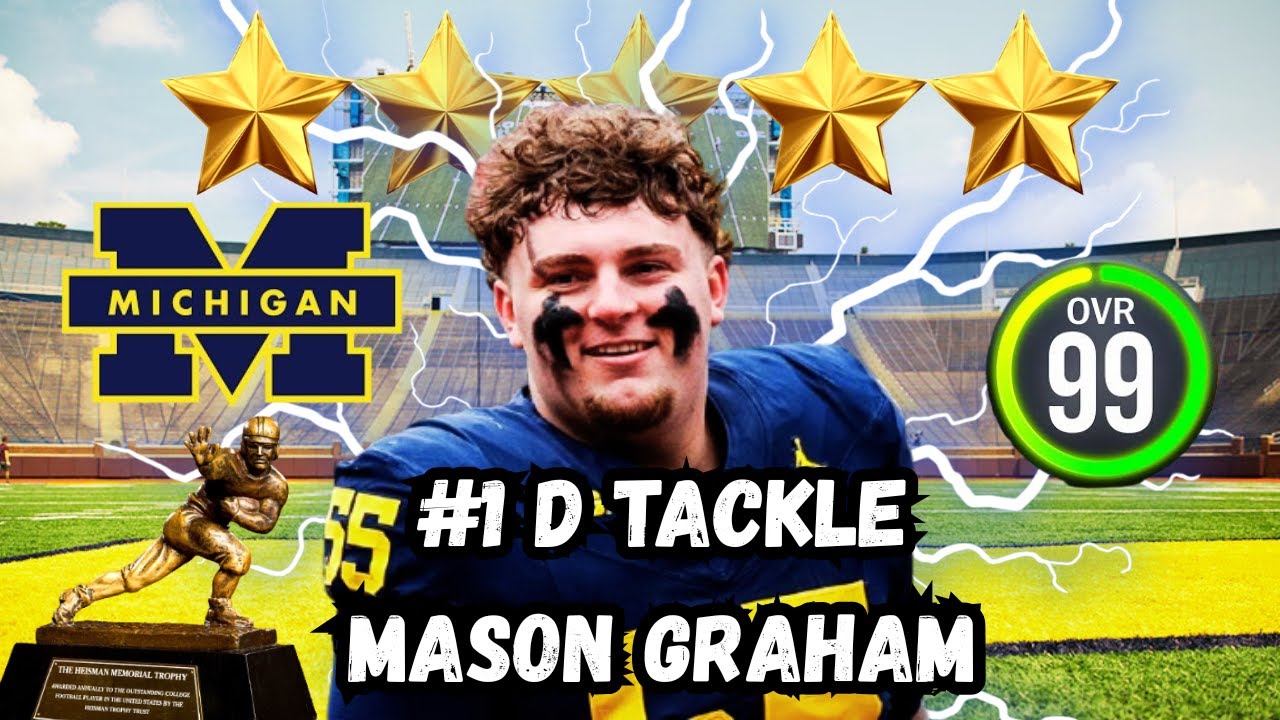 Trying To Win Heisman as #1 DT Mason Graham | College Football 25 Dynasty