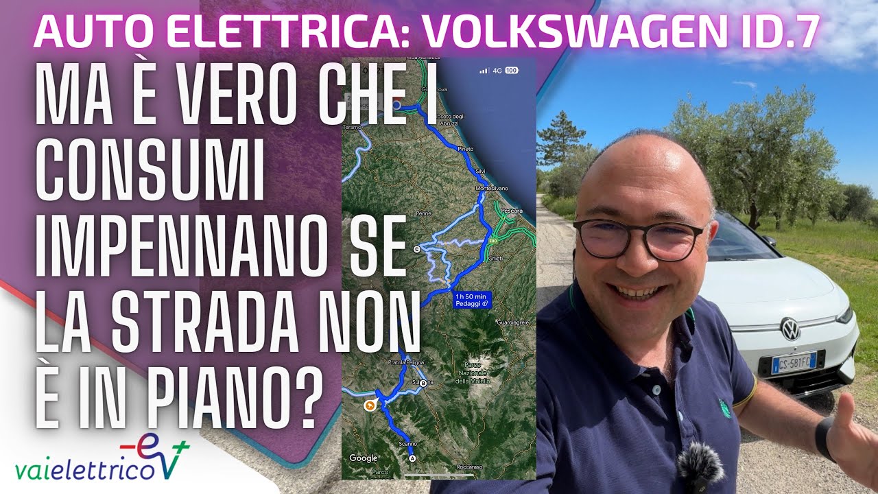 VOLKSWAGEN ID.7: in MONTAGNA consuma il DOPPIO?!
