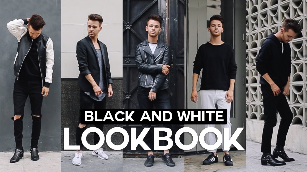 Black & White Lookbook - Minimal Mens Outfits | Imdrewscott