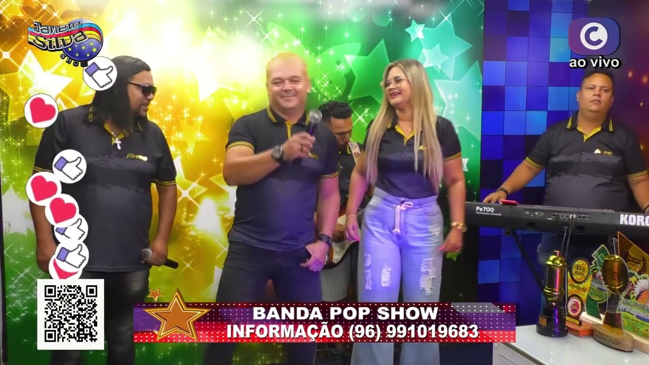 BANDA POP SHOW NO PROGRAMA JANETE SILVA SHOW OFICIAL