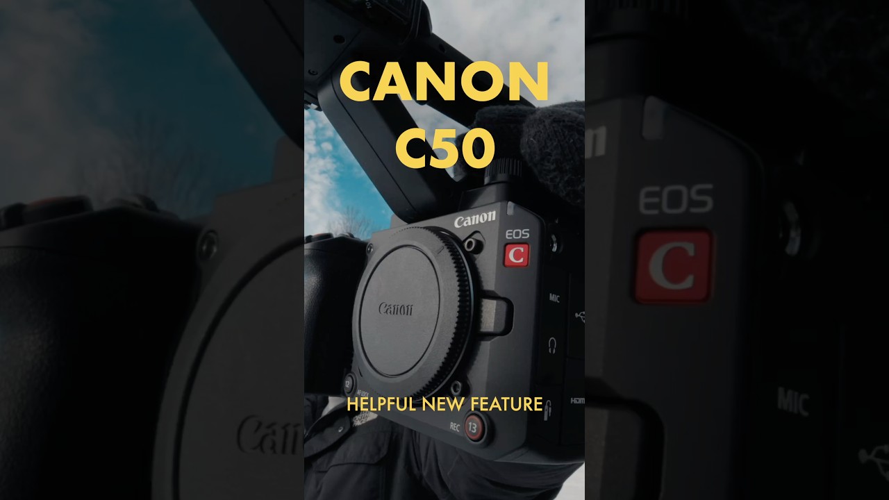 Canon C50: новая полезная функция для кинооператоров 