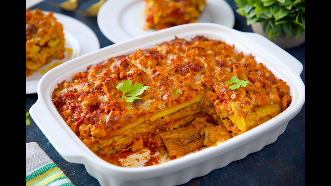 How To Make a Simple Plantain Lasagna/Casserole Dish - Ready In Minutes - ZEELICIOUS FOODS