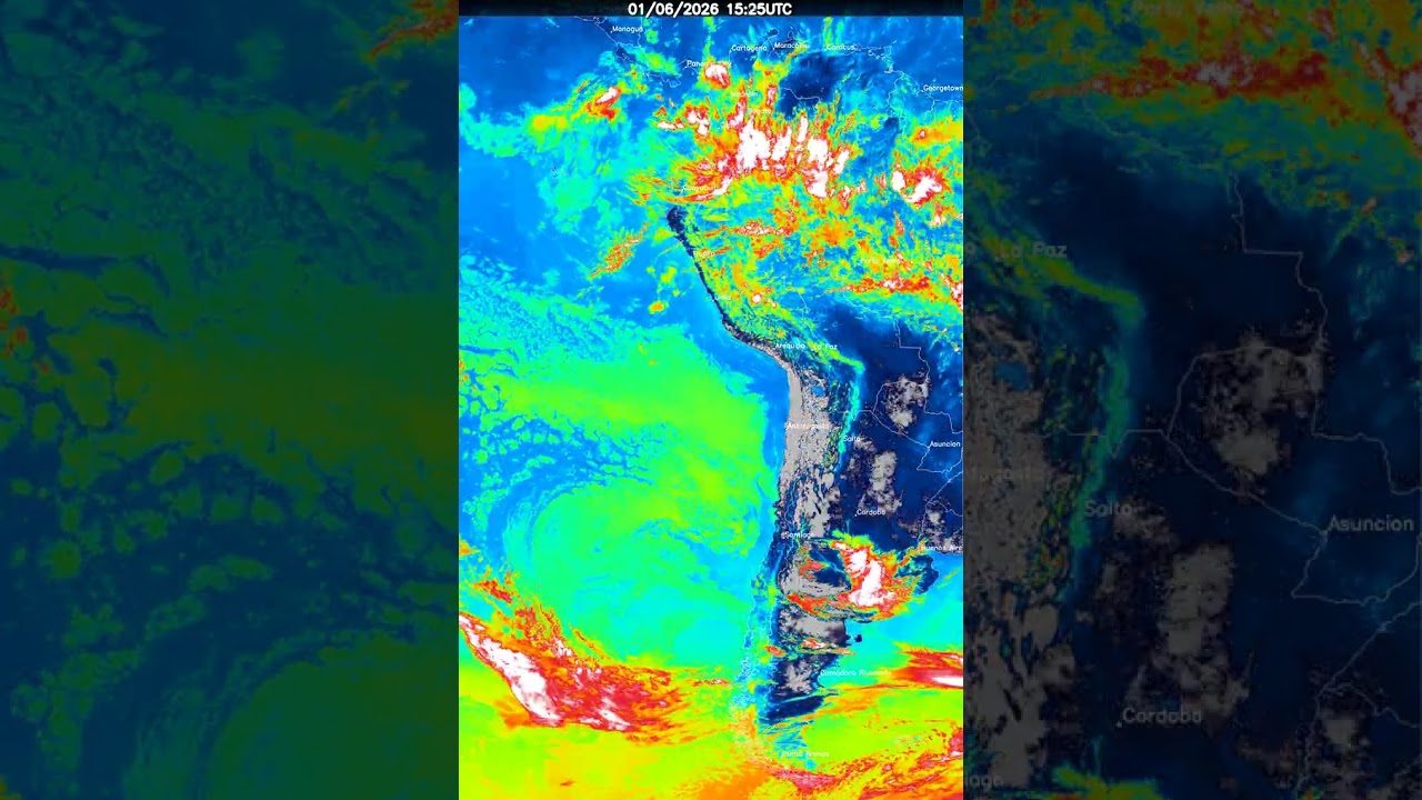 América del Sur (Oeste) Clima de 24 horas | January 06, 2026 