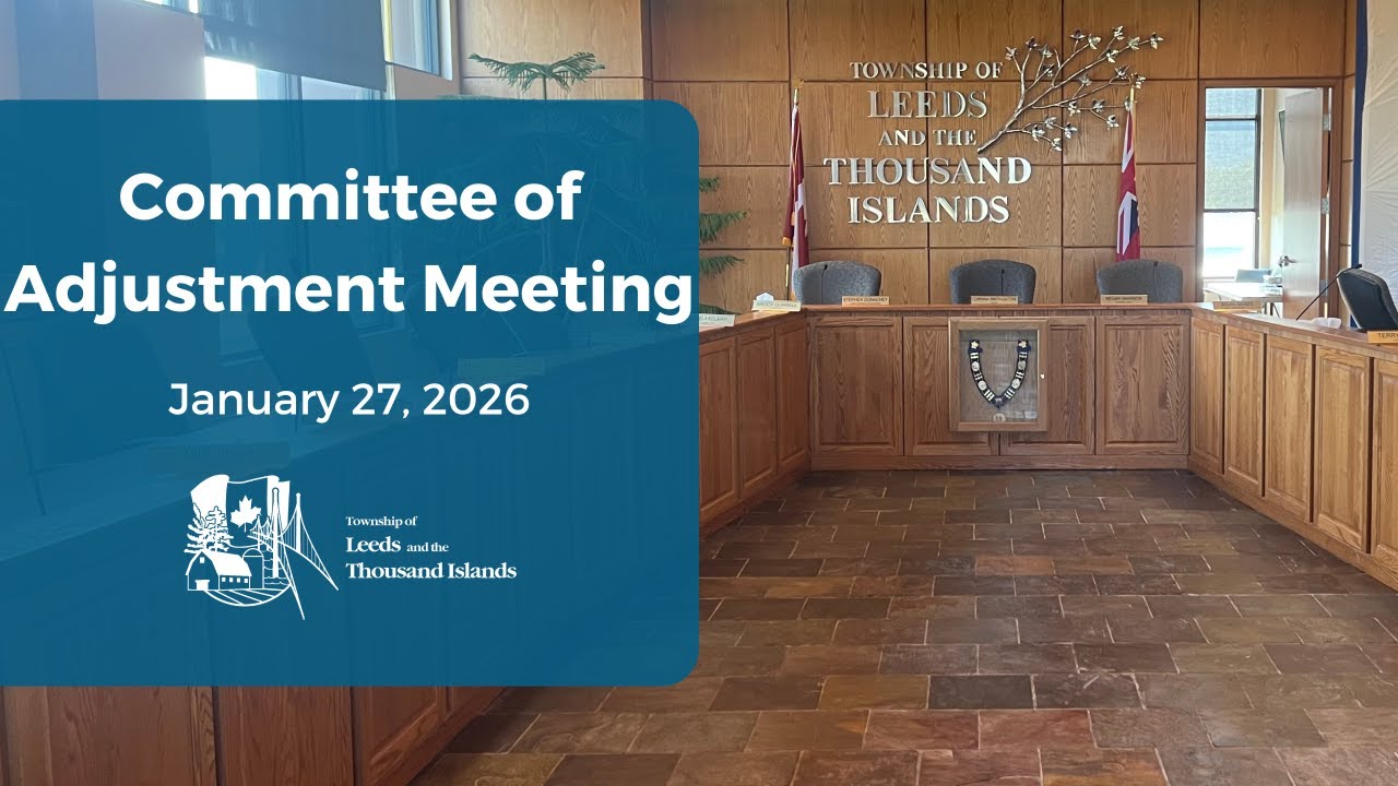 January 27, 2026 Committee of Adjustment Meeting