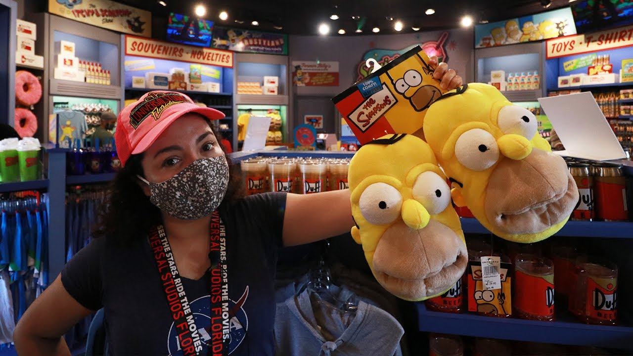 Visitamos la TIENDA de LOS SIMPSONS en UNIVERSAL ORLANDO || Universal Orlando