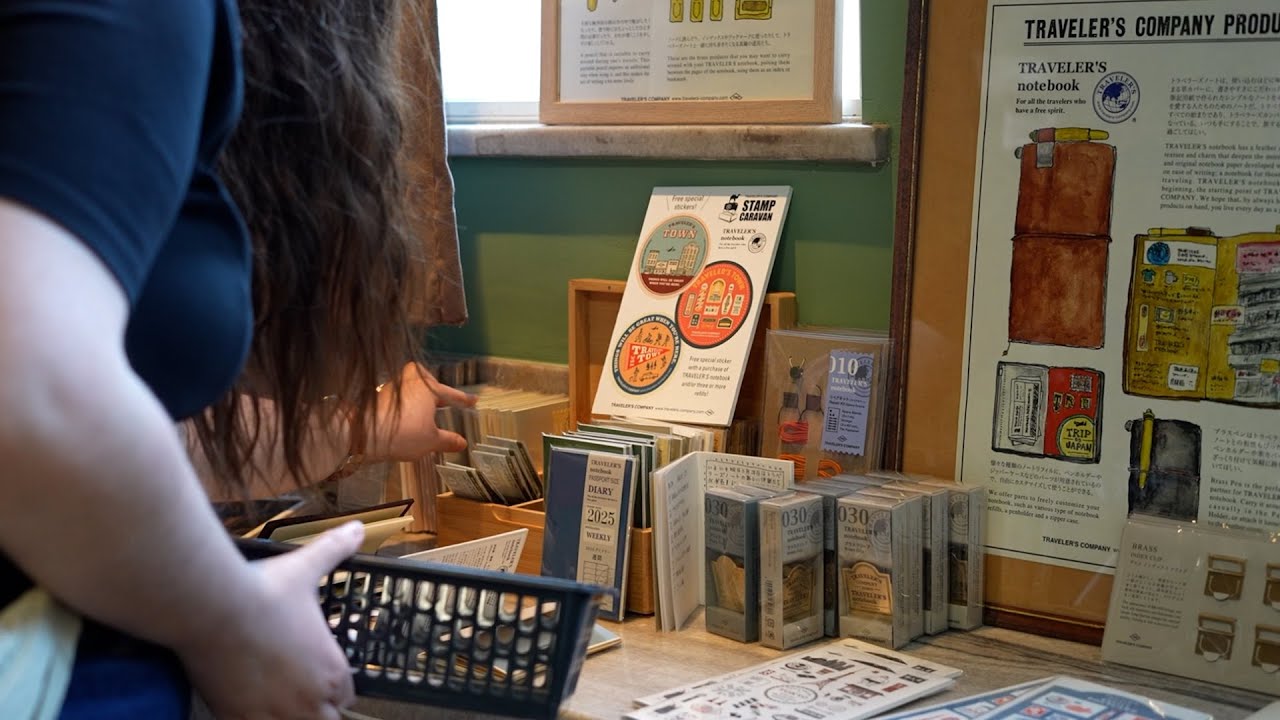 221. working in a stationery cafe + stamp caravan